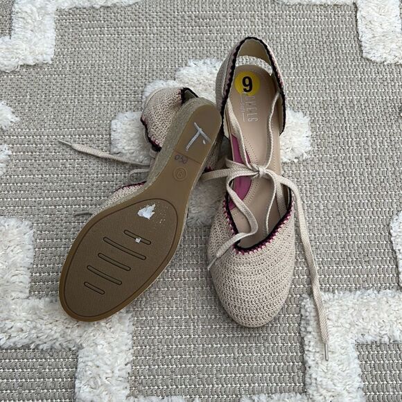 Espadrille Platform Sandals with 3inch Heel New, size 9 - Picture 3 of 5